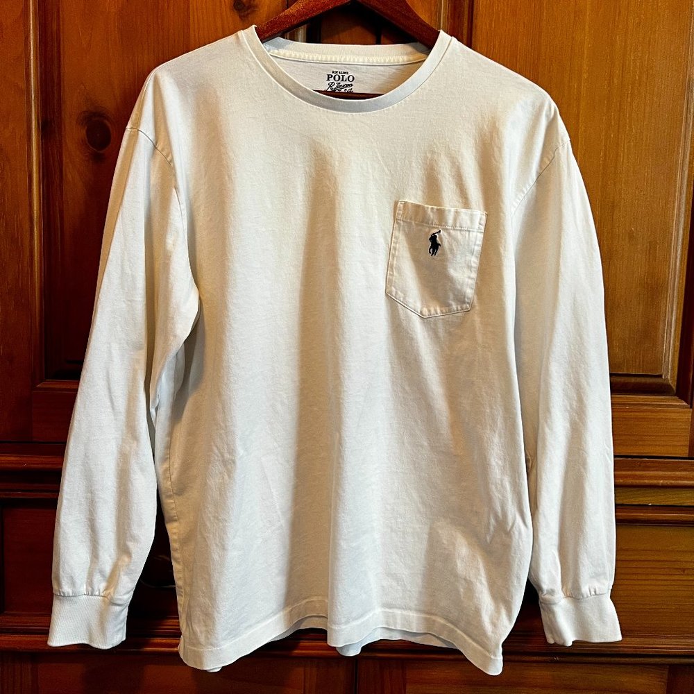 Polo Ralph Lauren Long Sleeve Pocket Tee - Large